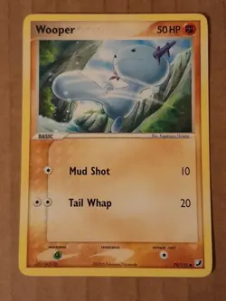 Pokemon Wooper 79/115 ex Unseen Forces NM-MT See Pictures - Image 1