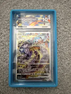 Pokemon Mewtwo VSTAR #221 TCG Japanese VSTAR Universe Ace 10 Gem Mint - Image 1
