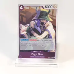 OP01-112 Page One English One Piece Card Game - Image 1