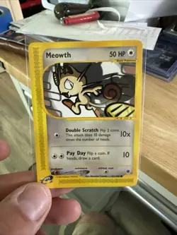 Pokemon TCG Expedition Base Set E-Card Lot 5 Clefable Chansey Meowth 2002 - Image 5