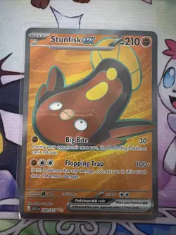 Pokemon Stunfisk ex - Ultra Rare 252/217 ASC ME: Ascended Heroes NM - Image 1