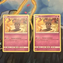 Pokemon TCG Marshadow 103/236 Near Mint Cosmic Eclipse English Regular Lot of 2 - Image 1