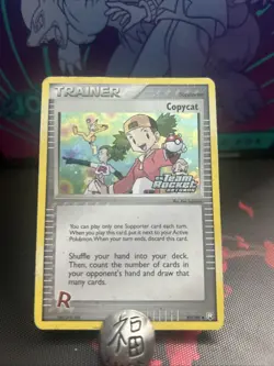 Copycat 83/109 EX Team Rocket Returns Pokemon Card Reverse Holo Foil Rare - Image 1
