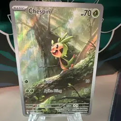 The Pokemon Company Chespin 87/86 Evolutions Reverse Holo EN Basic HP70 2016 - Image 1