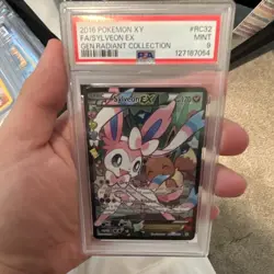 Pokemon Sylveon EX Full Art Holo RC32/RC32 Generations Radiant Collection PSA 9 - Image 1