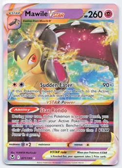 Pokemon TCG Mawile VStar 071/195 Silver Tempest NM - Image 1