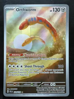 Orthworm 224/193 Illustration Rare Paldea Evolved Pokemon Holo (NM) - Image 1