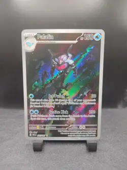 Palafin 225/091 Illustration Rare Holo Pokemon 2024 Paldean Fates NM - Image 1