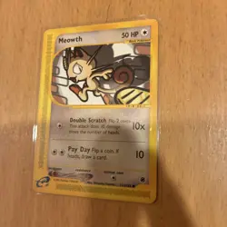 VINTAGE 2002 POKEMON MEOWTH 121/165 EXPEDITION (e-READER) REGULAR NM - Image 3