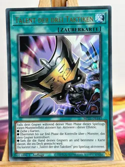 Talent Der Drei Taktiken MP21-DE143 Ultra Rare Deutsch NM YUGIOH - Image 1
