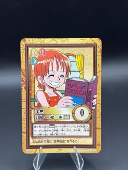 Nami C184 Carddass Hyper Battle Bandai Japanese One Piece Heavily Played - Image 1