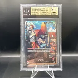 Shanks OP09-001 Leader Alt Art One Piece TCG PSA Magazine Promo BGS 9.5 - Image 1