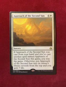 MTG Amonkhet AKH Approach of the Second Sun MINT - Image 1