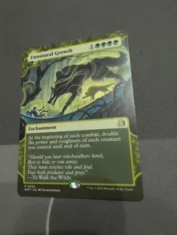 Mtg Unnatural Growth - Wilds of Eldraine: Enchanting Tales + Bonus Foils - Image 1