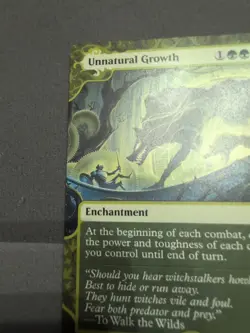 Mtg Unnatural Growth - Wilds of Eldraine: Enchanting Tales + Bonus Foils - Image 4