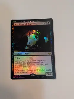 1x Archfiend of Depravity MTG Fate Reforged Foil LP - Image 2
