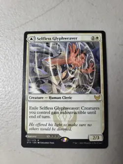 1x Selfless Glyphweaver Deadly Vanity STX MTG 157/275 RARE LP Free Shipping - Image 1