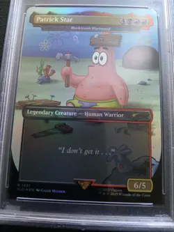 2025 MAGIC THE GATHERING SPONGEBOB SECRET LAIR DROP FOIL PSA 10 GEM PATRICK STAR - Image 3