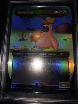 2025 MAGIC THE GATHERING SPONGEBOB SECRET LAIR DROP FOIL PSA 10 GEM PATRICK STAR - Image 4