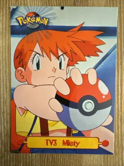 1999 Pokemon TV Animation Series 1 Misty #TV3 Blue Logo VLP - Image 1