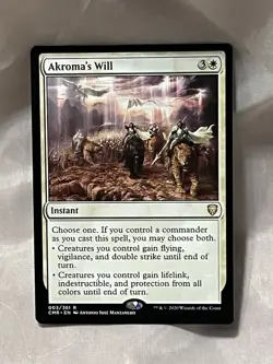Akroma's Will Commander Legends Regular - Image 1
