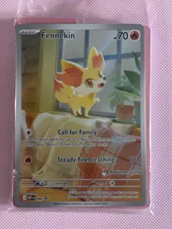 Pokemon TCG - Fennekin 080 Pokemon Center Promo Chaos Rising SEALED - Image 1