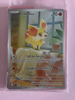 Pokemon TCG - Fennekin 080 Pokemon Center Promo Chaos Rising SEALED - Image 3