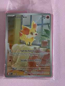 Pokemon TCG - Fennekin 080 Pokemon Center Promo Chaos Rising SEALED - Image 4