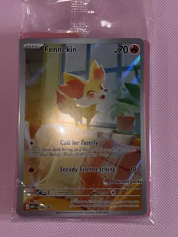 Pokemon TCG - Fennekin 080 Pokemon Center Promo Chaos Rising SEALED - Image 5