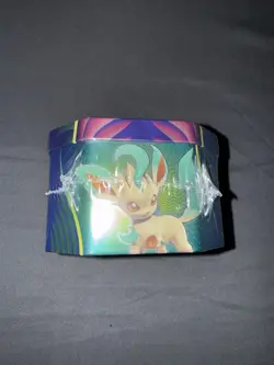 New Sealed Pokemon TCG - Leafeon GX Collector Tin With 4 Booster Packs - Image 5