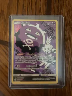 Pokemon TCG Koffing Holo Secret Rare Cosmic Eclipse 243/236 - Image 1