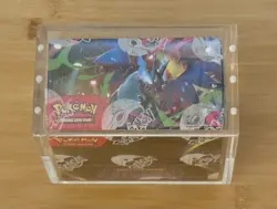 Pokemon TCG Phantasmal Flames Booster Box New Sealed With Acrylic Case - Image 2