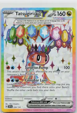 Tatsugiri ex 226/191 Ultra Rare Surging Sparks Pokemon NM - Image 1