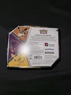 New Sealed Pokemon TCG: V Powers Tin Eevee V With 5 Booster Packs. - Image 2