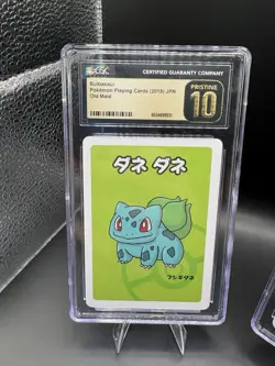 2019/23 Pokemon Old Maid JPN CGC Graded Pristine 10 Bulbasaur Gem Mint 10 Inkay - Image 2