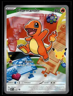 Pokemon Charmander 038 Me: Mega Evolution Promo Holo NM - Image 1