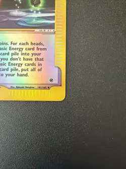 Pokemon Energy Restore 141/165 Expedition Base Set Reverse Holo Pack Fresh!! - Image 5