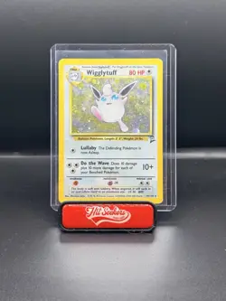 Pokemon TCG Wigglytuff 19/130 Base Set 2 Unlimited Holo Rare HP - Image 1