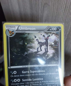 Pokemon TCG Umbreon XY Black Star Promo XY96 Holo Cosmos Portuguese LP - Image 3