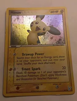 Minun 6/12 Ex Trainer Kit Holo Vintage Pokemon TCG 2006 - Image 2