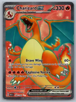 Pokemon Scarlet & Violet 151 - Charizard EX 183 - Image 1