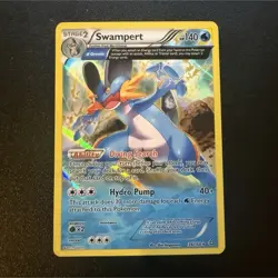 Pokemon Company Swampert (Alpha) 36/160 XY Primal Clash Holo Rare 140 HP - Image 1