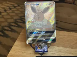 Pokemon TCG Eevee GX SM233 LP Full Art Black Star Promo Sun & Moon - Image 1