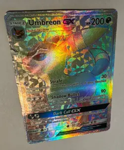 Pokemon Umbreon GX Secret Rare Full Art Holo SM Base Set 154/149 200 HP - Image 4