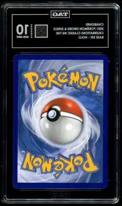 Pokemon Charizard #4 Celebrations Graded TAG Gem Mint 10 - Image 2