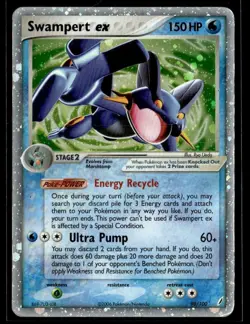 2006 Crystal Guardians Swampert ex Ultra Rare #98/100 - Image 1