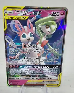Pokemon Gardevoir & Sylveon GX 130/214 Pokemon Unbroken Bonds Sun Moon Tag Team - Image 1