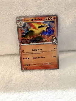 Ethan's Typhlosion Holo Prerelease 034/182 Destined Rivals 170 HP English - Image 1