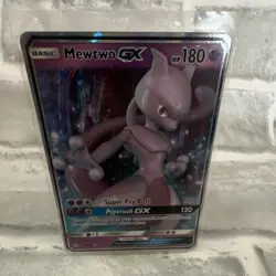 Pokemon Mewtwo GX Hidden Fates 31/68 Holo Ultra Rare 180 HP Psychic Eng - Image 1