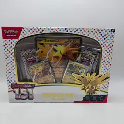 New Pokemon TCG Pokemon 151 Zapdos ex Collection Sealed - Image 1
